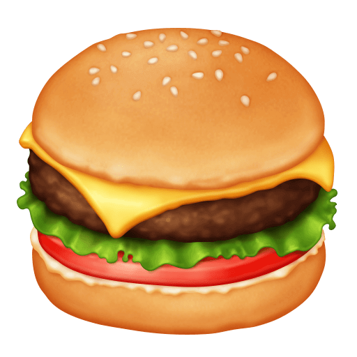Upload a photo Cheeseburger emotion by Facebook no background in png