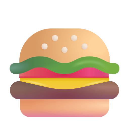 Save figures Burger smiley of the Microsoft set no background in PNG