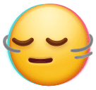 Copy drawings Head Shaking Horizontally emoticon by Huawei  on a clean background in PNG