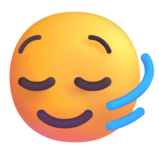Upload pics Denial emoji-smiley of the Microsoft set on a clean background in PNG