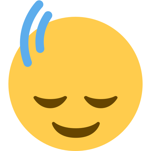 Загрузить фото иконки настроения Вертикальное покачивание головой от Discord на просвечивающем фоне в пнг