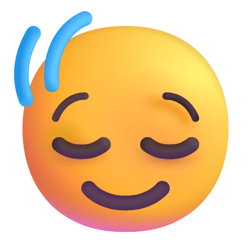 Загрузить фотку эмотика Вертикальное покачивание головой от Microsoft на бесцветном фоне в пнг