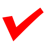 Upload drawings Heavy Check Mark emoticon by Japanese Docomo mobile on a clean background in png