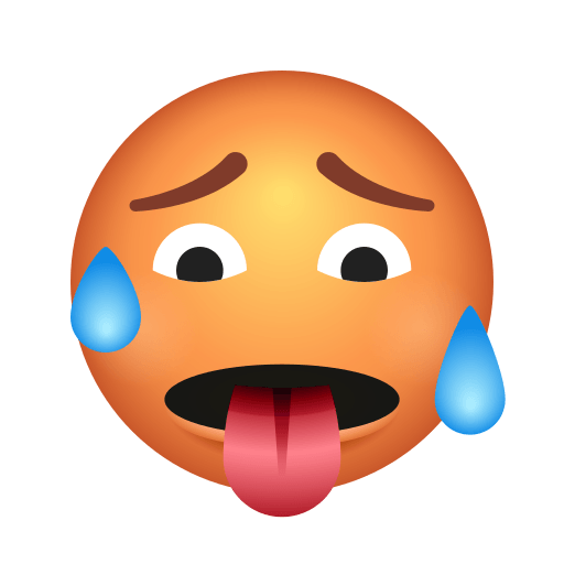 Upload pics Wajah Kepanasan symbol by Icons8 on a translucent background in png