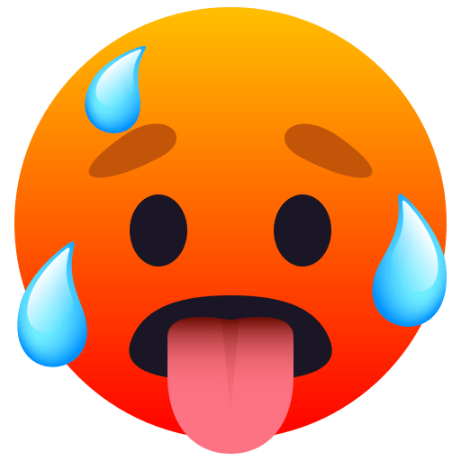 Copy photos Flushed Cheeks emoji-smiley by JoyPixels no background in PNG