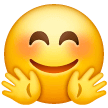 Download a photo Hugs emoji-smiley on Samsung phones and tablets on a translucent background in PNG