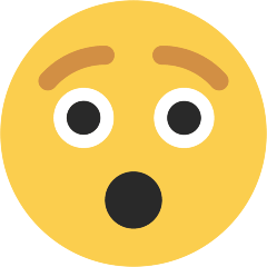 Copy pictures Face with Open Mouth smiley by the Skype on a clean background in PNG