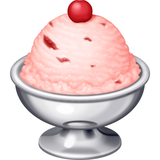 How emoji-smiley ๐จ is displayed in the original on Facebook for Android and PC Upload photos Bowl Of Ice Cream emotion by Facebook without a background in PNG
