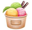 How symbol ๐จ in the original on select Huawei phones and tablets Copy figures Dessert Ice Cream symbol of emotion by Huawei without a background in PNG