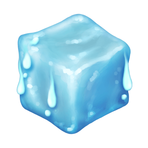 Download drawings Ice Cube emoji by Emojipedia no background in PNG