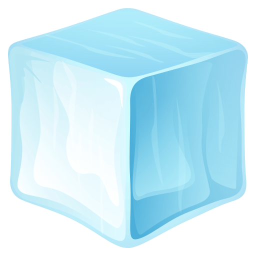 Save a picture Ice emoji-smiley by JoyPixels on a clean background in png