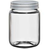 Save pictures Empty jar emoji-emoticon from Apple iOS оn a transparent background in PNG
