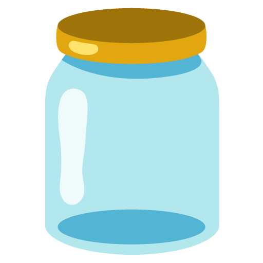 Upload a drawing Jar smiley-emoji created by Google no background in png