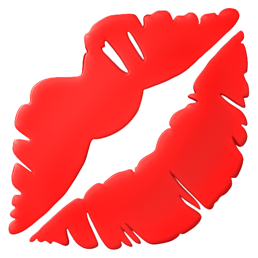 Upload a drawing Air kiss emoji from Google Android оn a transparent background in png
