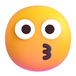 Скачать изображение эмоции Поцелуйное лицо от Microsoft и Андроида на прозрачном фоне в пнг