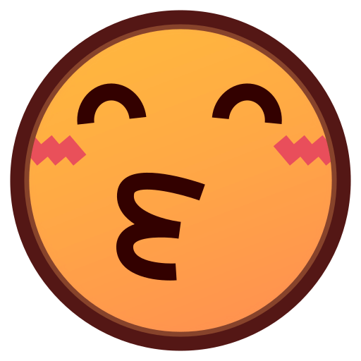 Save photos Whistling smiley by Emojidex оn a transparent background in png