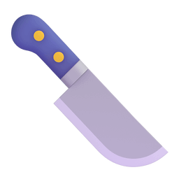 Copy a picture Table Knife emoticon by Microsoft Teams for PC and Android on a translucent background in PNG
