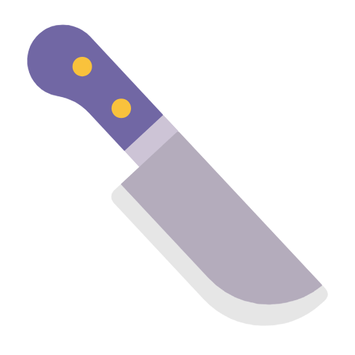 Save drawings Cook's Knife smiley by Microsoft 11 no background in png