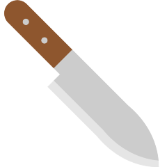Copy a pic Butchers Knife emoji-smiley by the Skype оn a transparent background in png