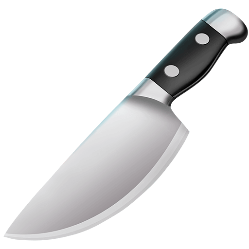 Copy drawings Table Knife emoticon by Twitter no background in png