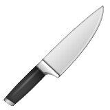 Save a picture Kitchen Knife emoji-emoticon by WhatsApp for Android and PC on a clean background in PNG
