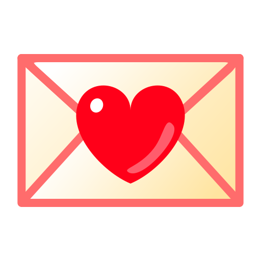 Сохранить фото «Конвертик с сердцем» на прозрачном фоне от Emojidex в png