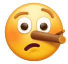 Copy figures Liar smiley by Huawei  on a clean background in PNG