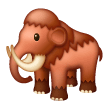 Copy image Mammoth smiley-emoji on Samsung phones and tablets оn a transparent background in PNG