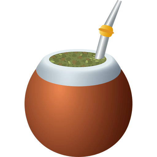 Upload a drawing Yerba Mate emoji-smiley by JoyPixels no background in png