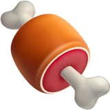 Save pictures BBQ symbol of emotion from Apple iOS on a clean background in PNG