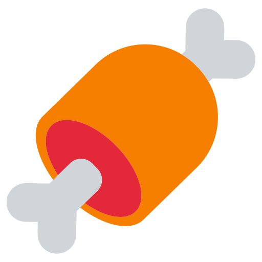 Download figures Meat on Bone smiley by Toss Face 토스페이스 оn a transparent background in PNG