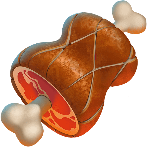 Upload photos Barbecue emoticon by Twitter on a colorless background in png