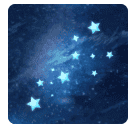 Загрузить фотографии стикера Ночное небо от Huawei на прозрачном фоне в PNG