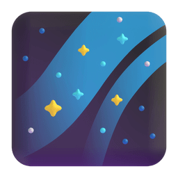 Сохранить изображение эмотика Космос от Microsoft и Андроида на прозрачном фоне в PNG