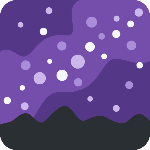 Загрузить снимок лица-символа Ночное небо в Твиттер Х для ПК на прозрачном фоне в png