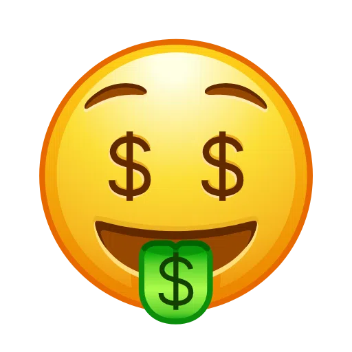 Copy a pic Money Face symbol of iOS Telegram without a background in webp