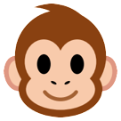 Copy image Monkey Face emoji-emoticon by HTC on a colorless background in PNG