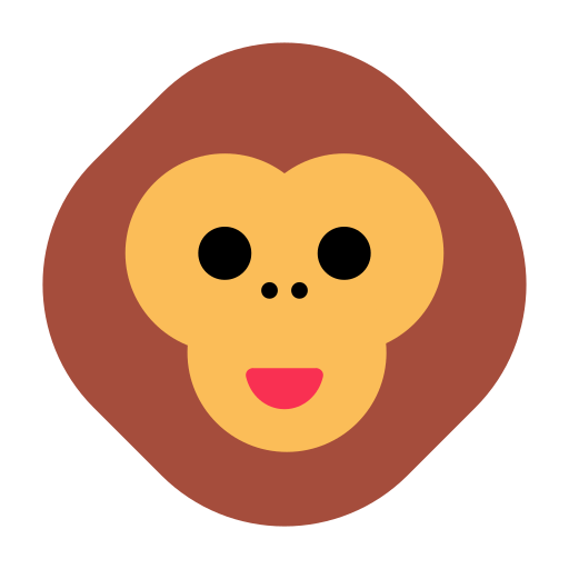Copy a photo Monkey Face emotion by Toss Face 토스페이스 no background in PNG