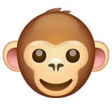 Save pictures Monkey Face symbol by WhatsApp for Android and PC without a background in PNG
