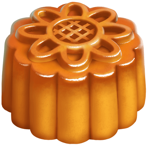 Save pictures Moon Pie emoticon by Twitter on a colorless background in PNG