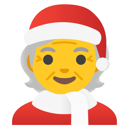 Upload pictures Santa Actor emoji-emoticon created by Google without a background in png