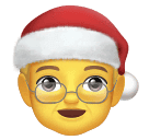 Save figures Man in a Santa Costume smiley by Huawei  on a colorless background in png