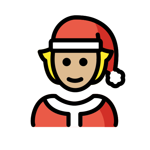 Сохранить фигуру лица-символа Мкс. Клаус со Средне-светлым тоном кожи от HfG Schwäbisch Gmünd на просвечивающем фоне в ПНГ