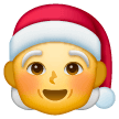 Save photos Santa Actor emoji on Samsung phones and tablets no background in PNG