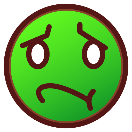 Download a figure Green Face smiley-emoji by Emojidex on a colorless background in png