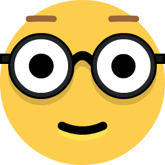 Download pics Nerd Face emoji-emoticon by the Skype without a background in PNG