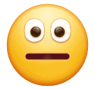 Upload a pic Face With Straight Mouth emoticon by Huawei  on a translucent background in PNG