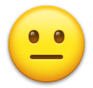 Copy figures Face With Straight Mouth emotion by LG on a colorless background in png