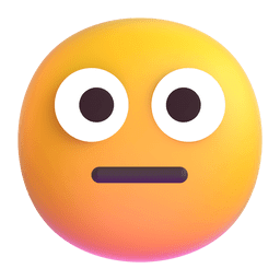 Upload drawings Straight Faced emoji-smiley by Microsoft Teams for PC and Android on a translucent background in png