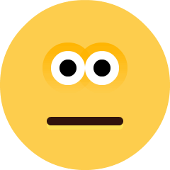 Upload image Neutral Face symbol of emotion by the Skype without a background in png